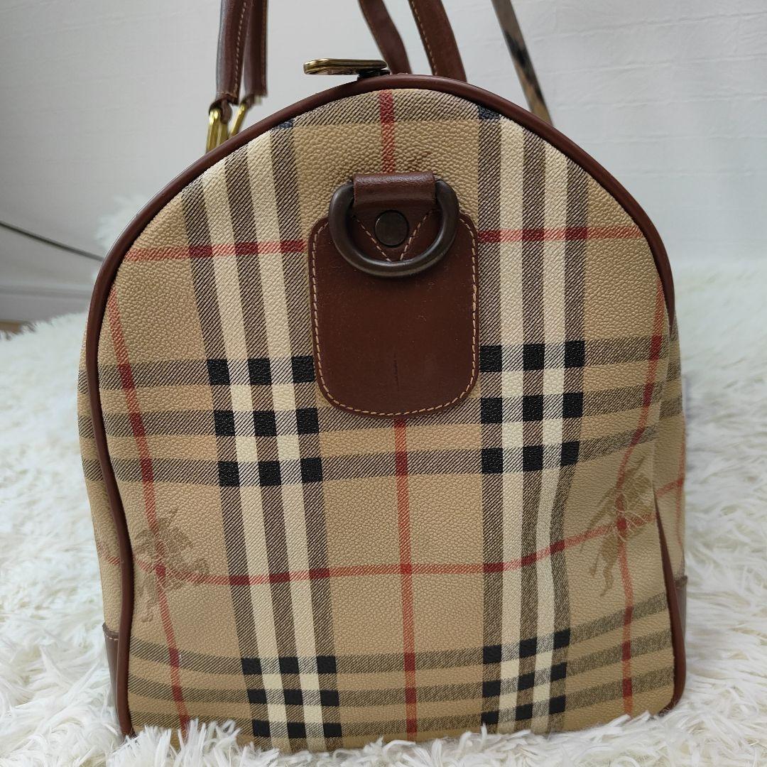 BURBERRY　 ボストンバッグ トラベルバッグ 2way  ノバチェック