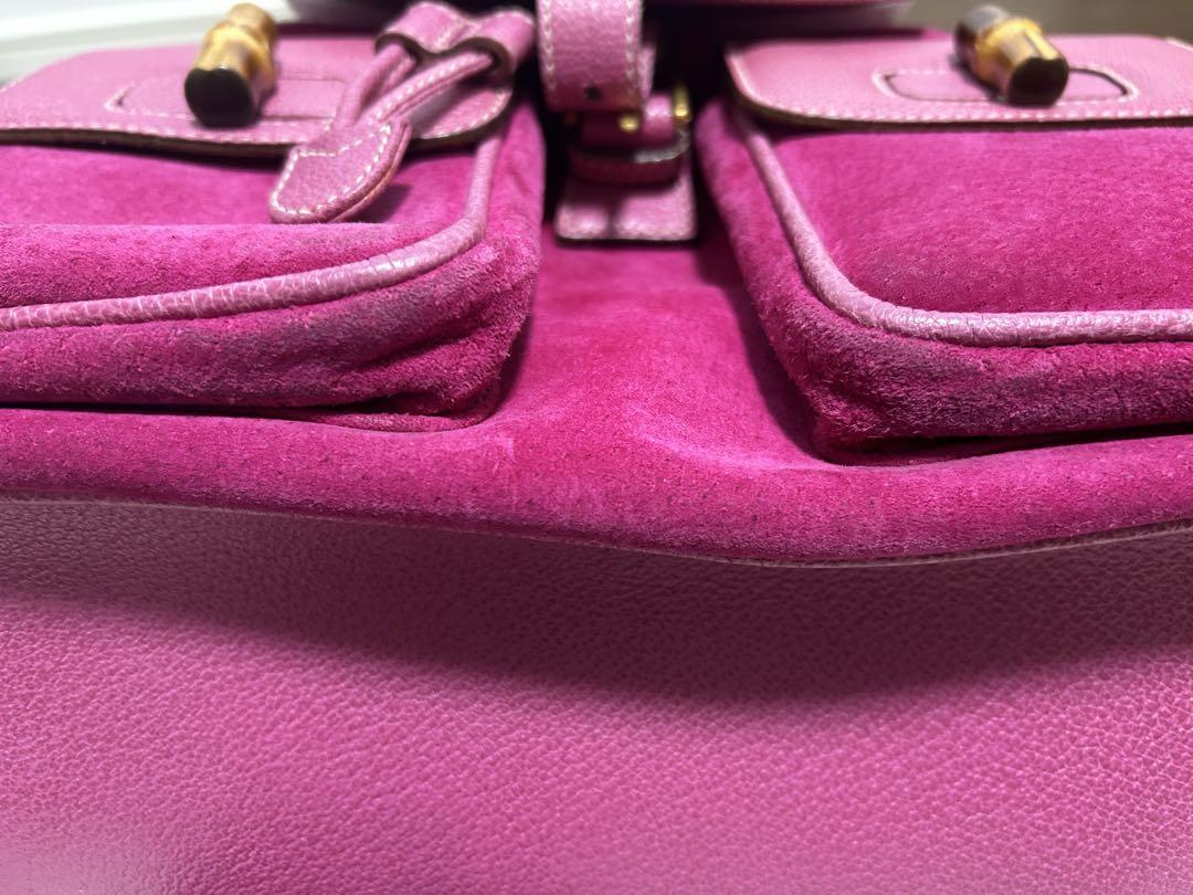 汚れ有でお安く！GUCCI バンプリュック　スエード