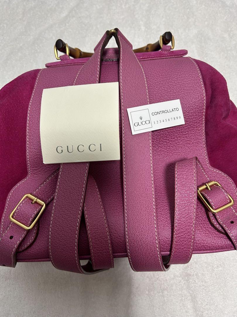 汚れ有でお安く！GUCCI バンプリュック　スエード