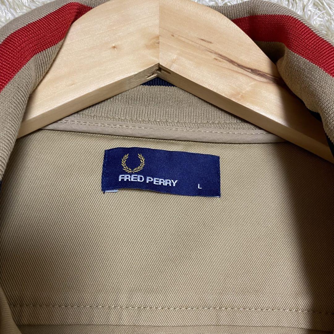 定番　FRED PERRY × BEAMS 別注 ハリントンジャケット　L