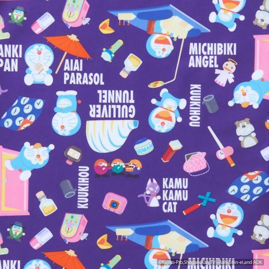 ミズノ公式 競泳練習用ドラえもん　ミディアムカット レディース パープル