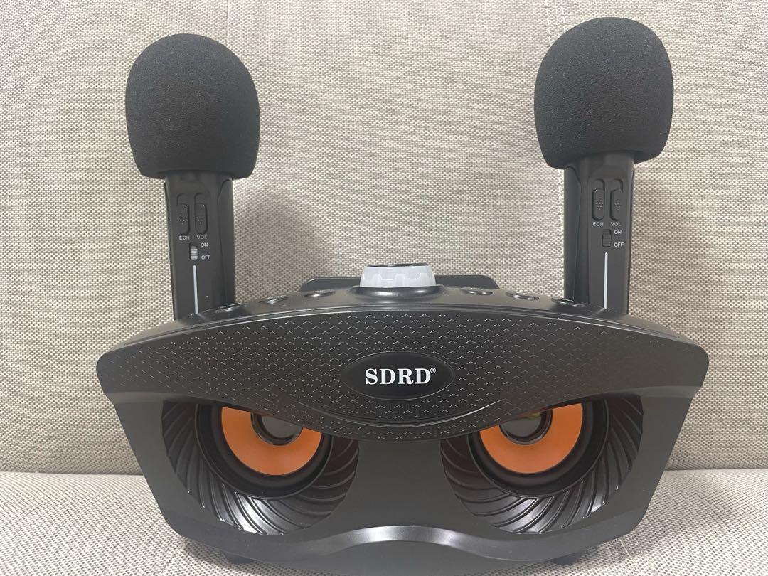 SDRD カラオケマイク 家庭用 ワイヤレスマイク SD-306配信機器・PA機器・レコーディング機器