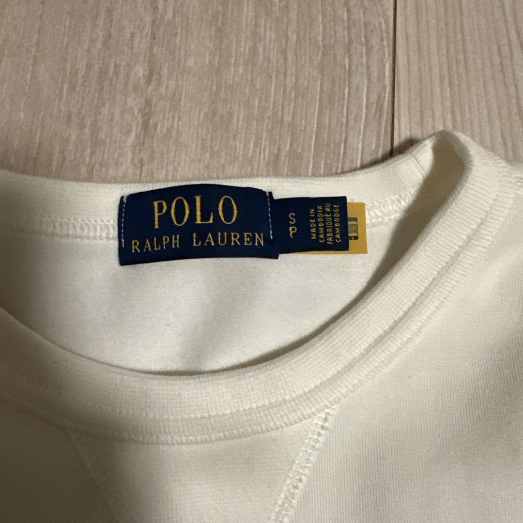 Polo Ralph Lauren アイボリー トレーナー S
