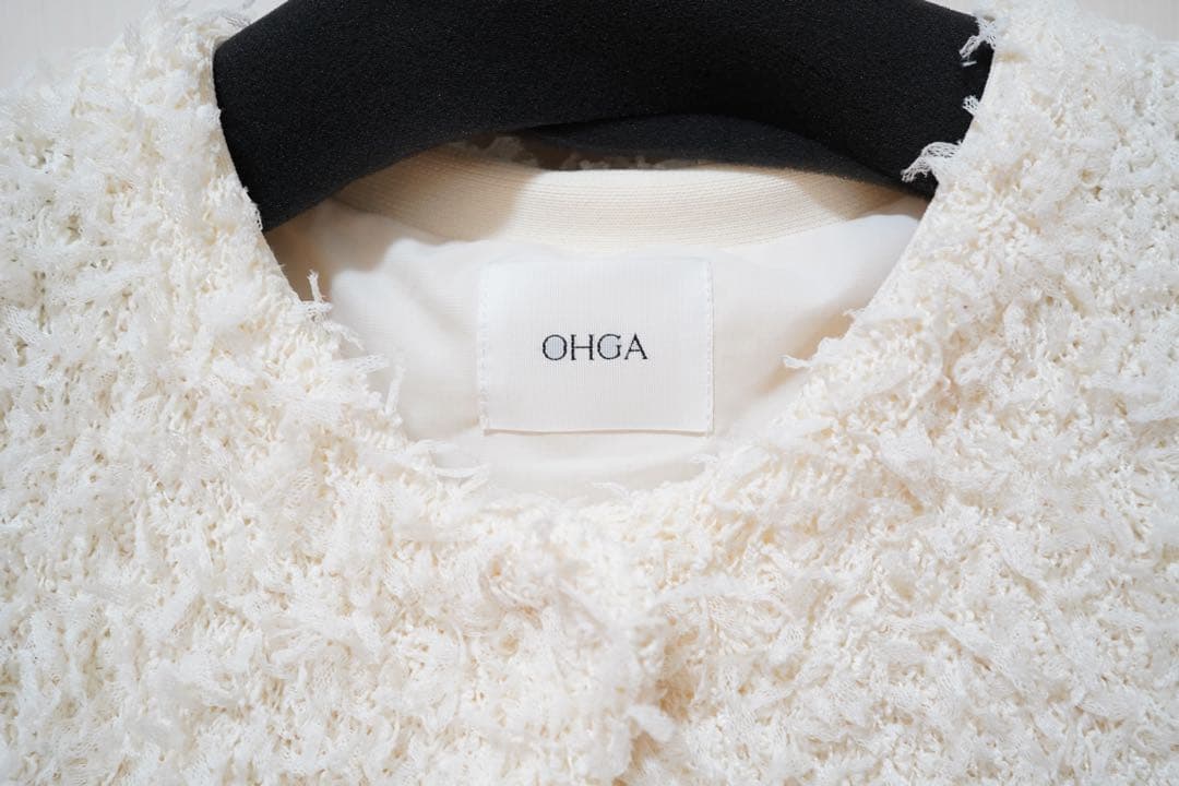 OHGA ジレ ホワイト OHGA ジレ ホワイト