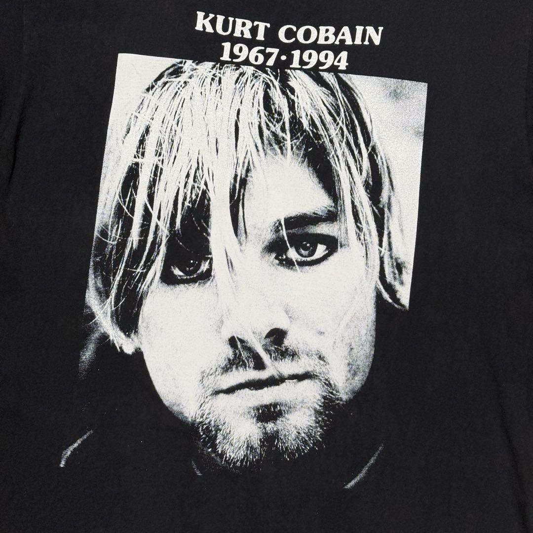 90s NIRVANA KURT COBAIN カート追悼　XL Kurt Cobain カートコバーン NIRVANA 追悼Tシャツ XL - メルカリ