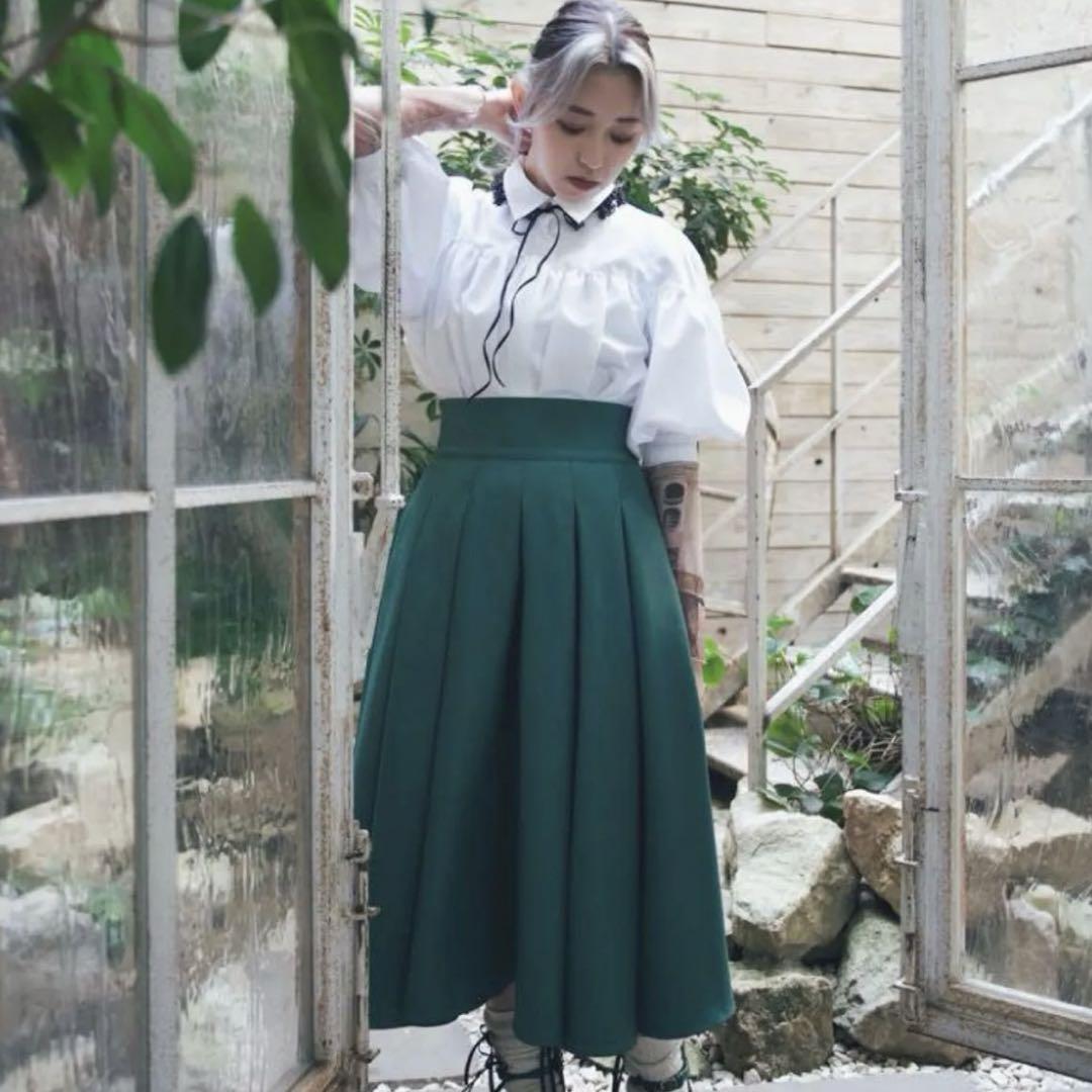 レポリス fairycloset12 box pleats skirt