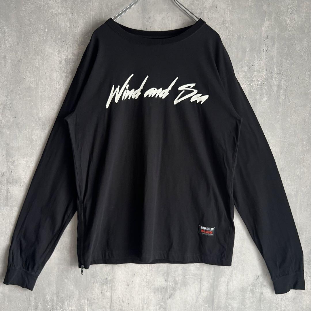 WIND AND SEA × YOHJI YAMAMOTO　ロンT　プリント　3