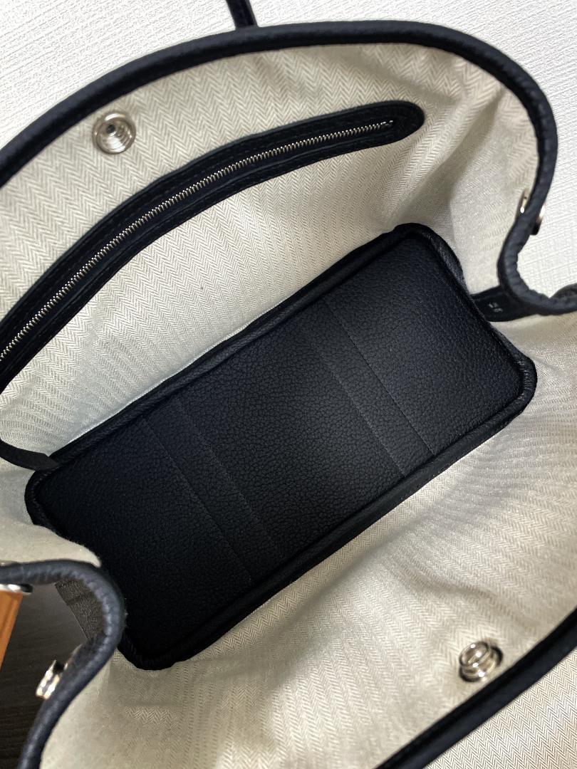 HERMES エルメス ガーデンパーティ 30TPM ブラック