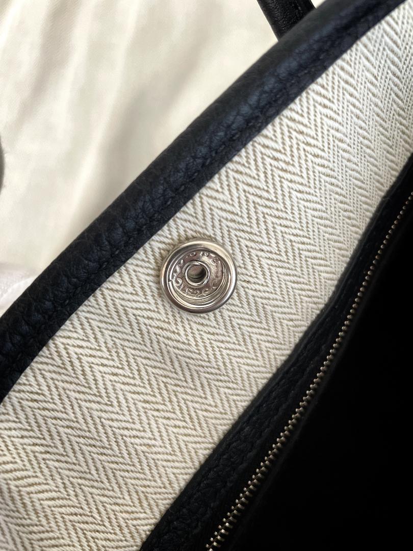HERMES エルメス ガーデンパーティ 30TPM ブラック