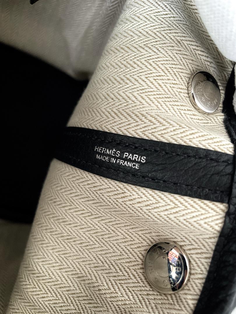 HERMES エルメス ガーデンパーティ 30TPM ブラック