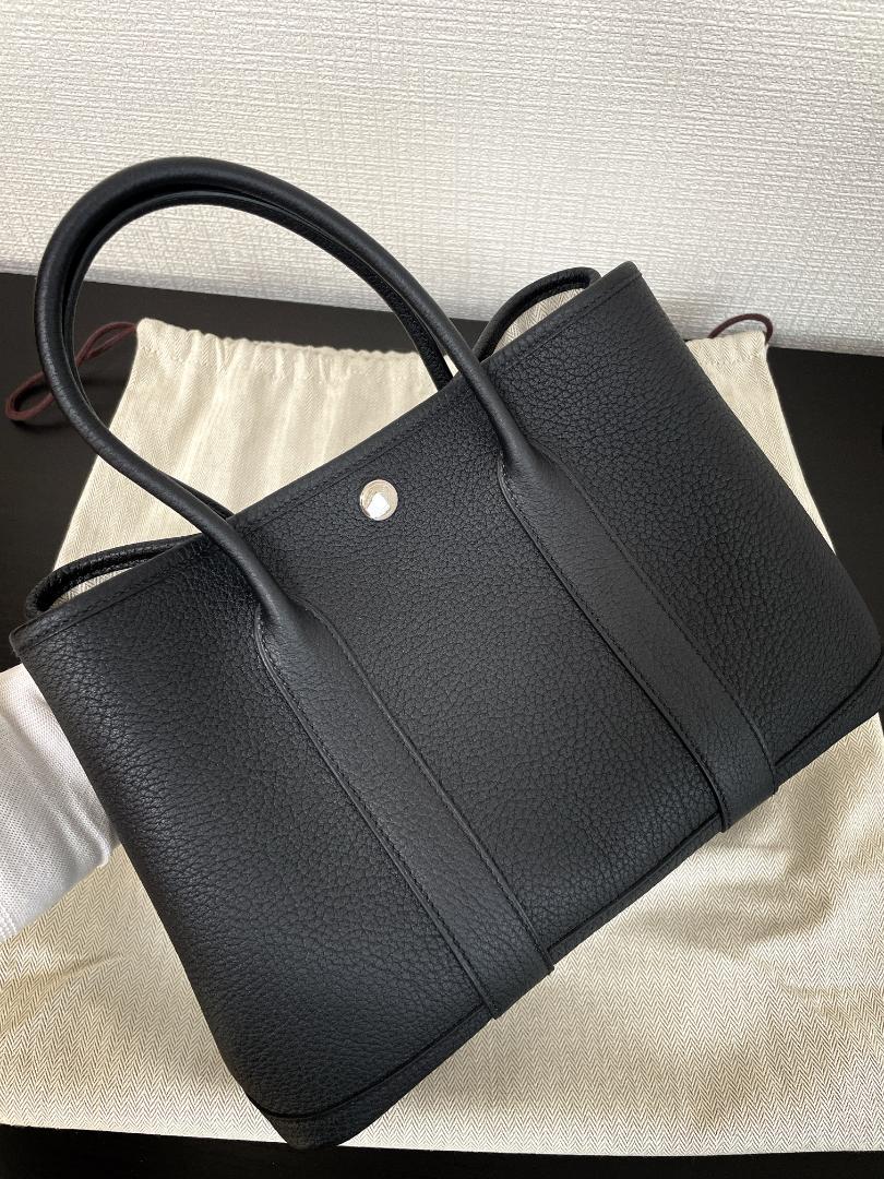 HERMES エルメス ガーデンパーティ 30TPM ブラック
