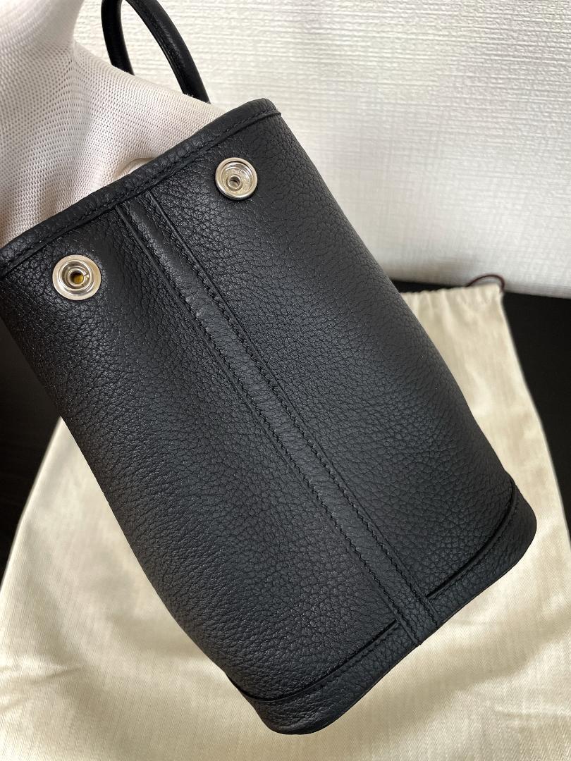 HERMES エルメス ガーデンパーティ 30TPM ブラック