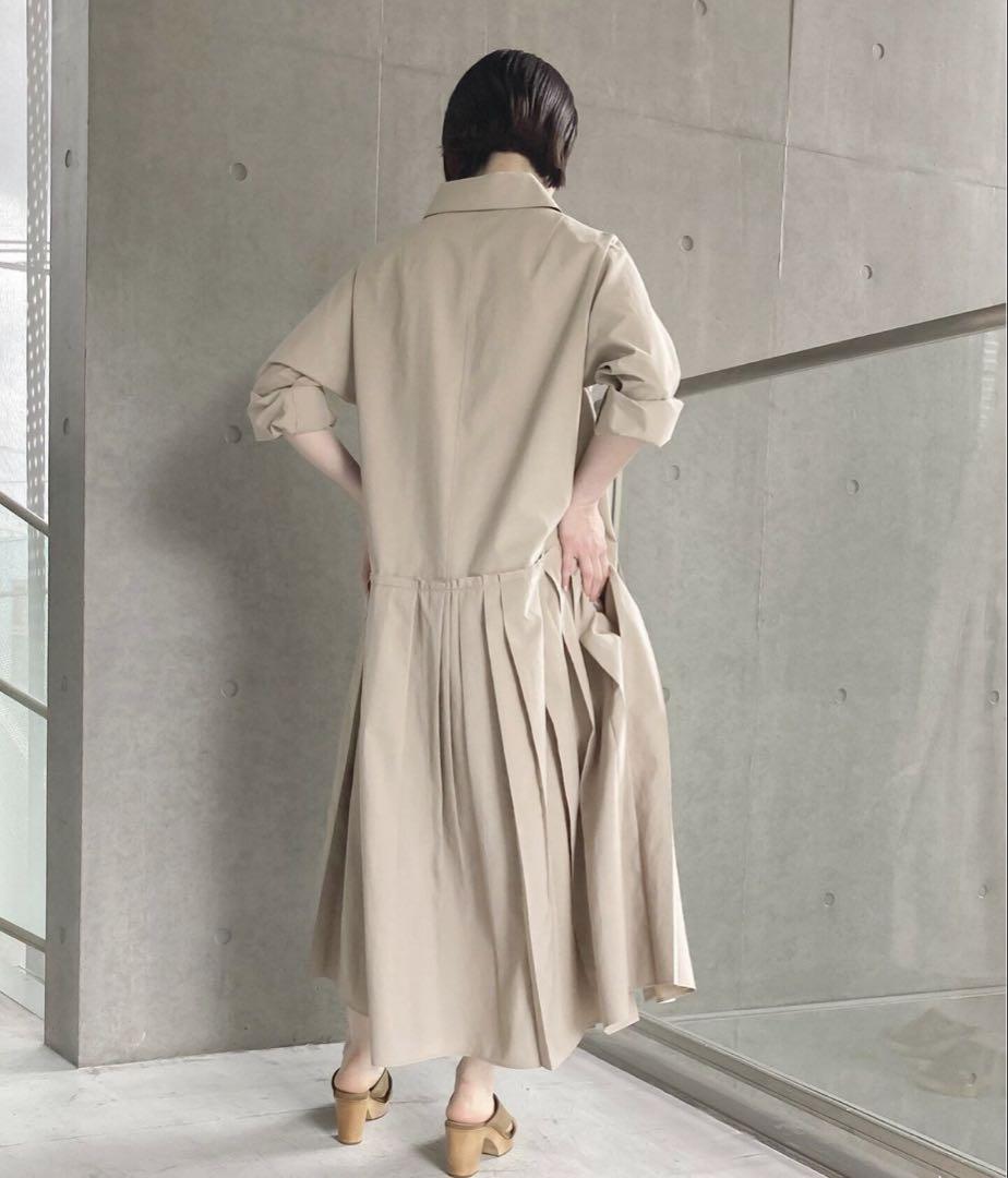 IENA maison プリーツシャツワンピース IENA maison プリーツシャツワンピース