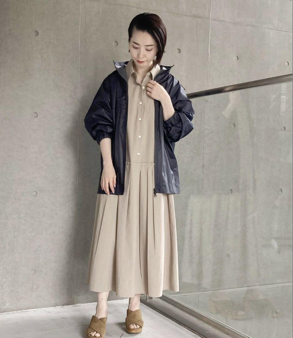 IENA maison プリーツシャツワンピース IENA maison プリーツシャツワンピース