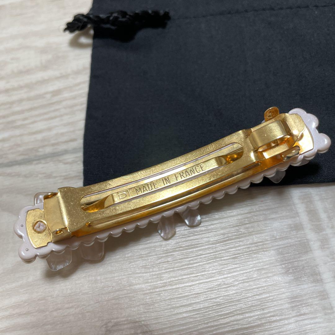お得格安 アレクサンドルドゥパリ お花 パール バレッタ 美品 5IFjp-m94056304030 2022人気SALE