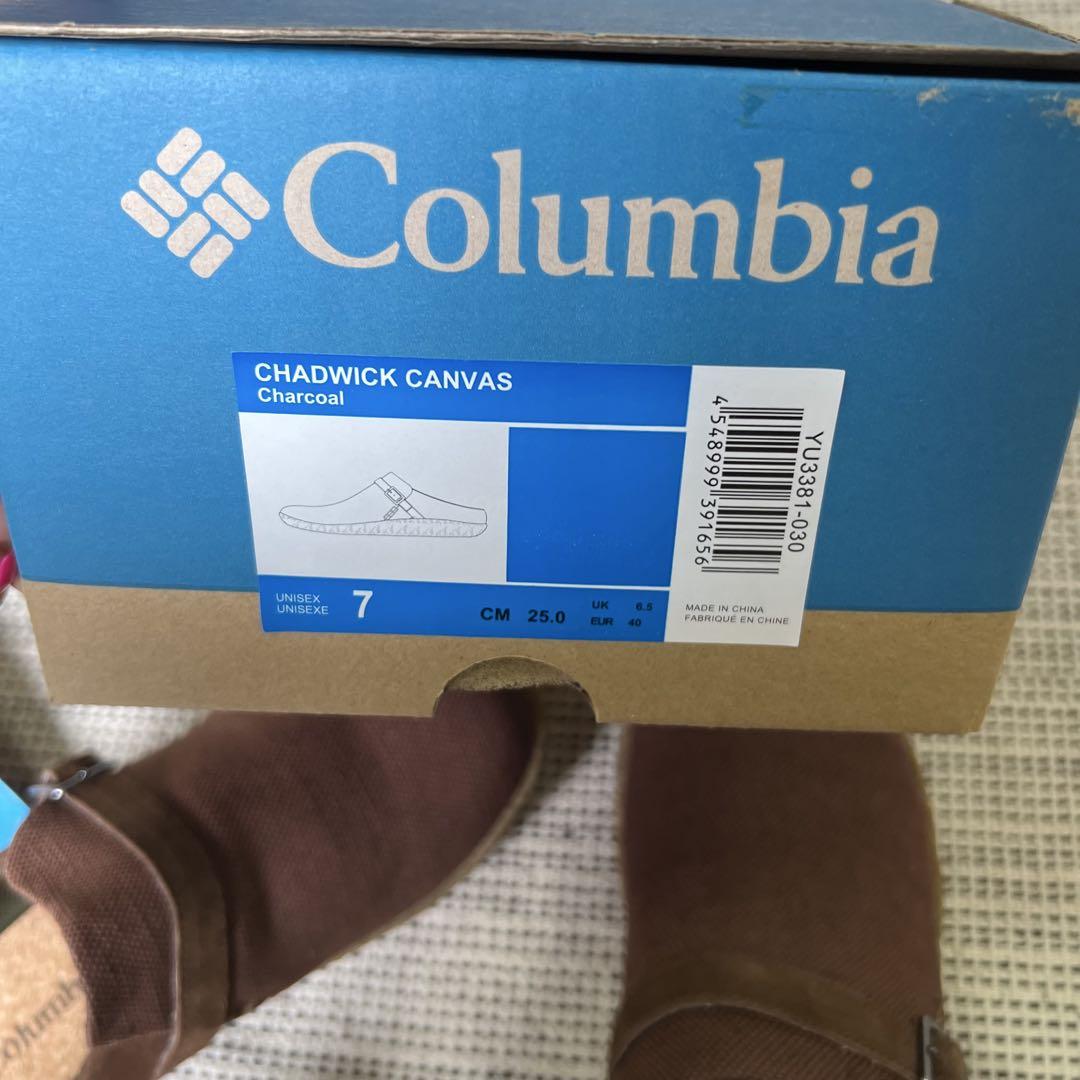 新品Columbia CHADWICK CANVASクロッグサンダル 25.0