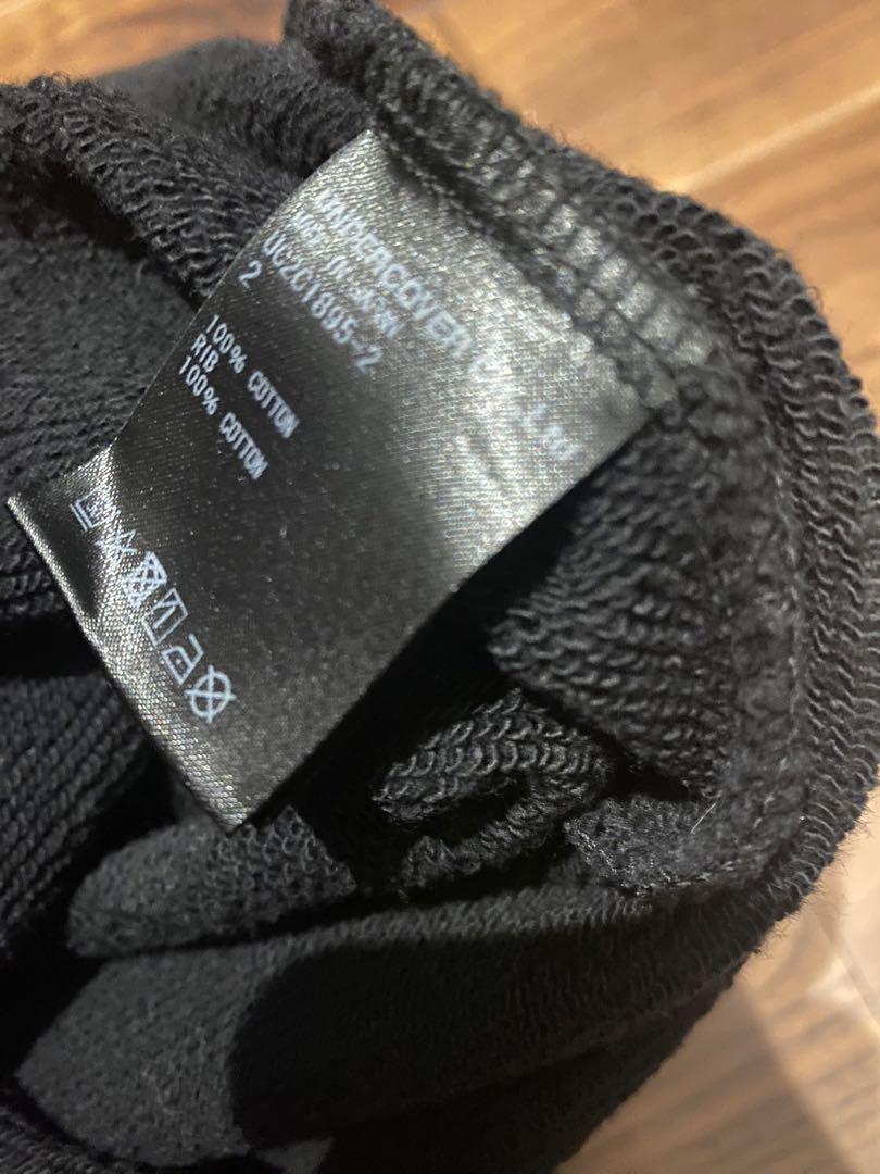 アンダーカバー☆パッチワーク　ブラックスウェットスカート☆ アンダーカバー UNDERCOVER 06SS T期 KLAUS クラウス パッチ