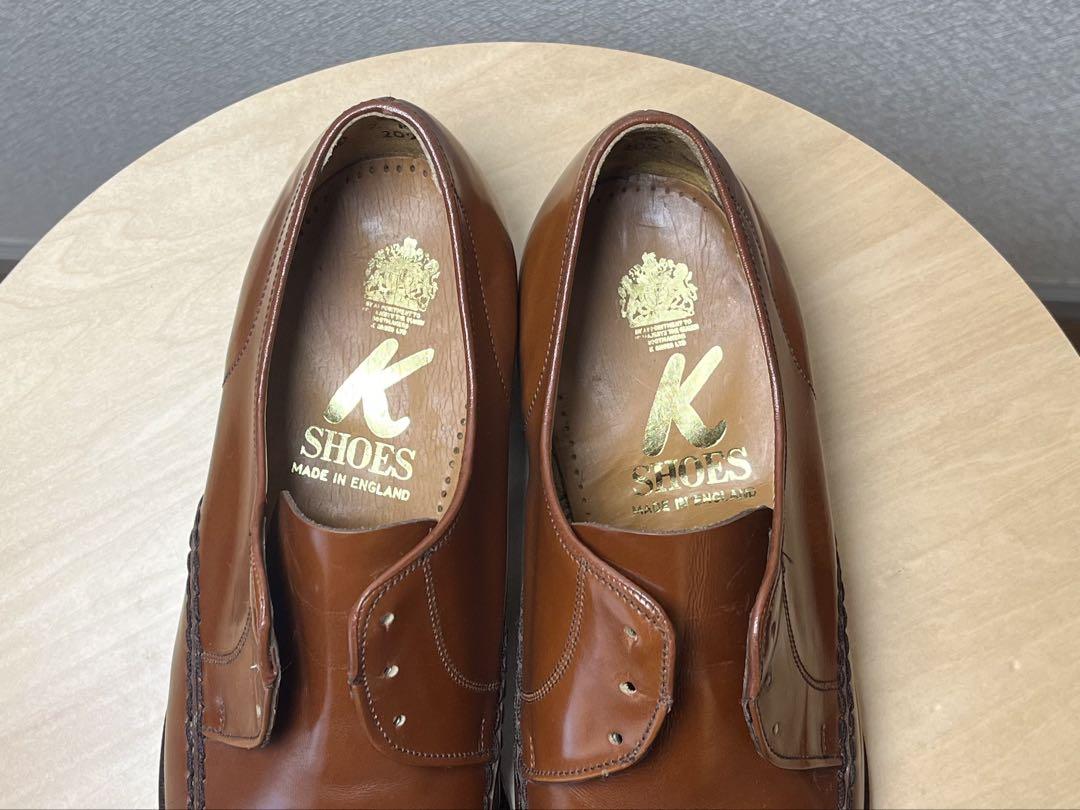 衣装・小道具向き 70's 英国製 K Shoes UK7.5