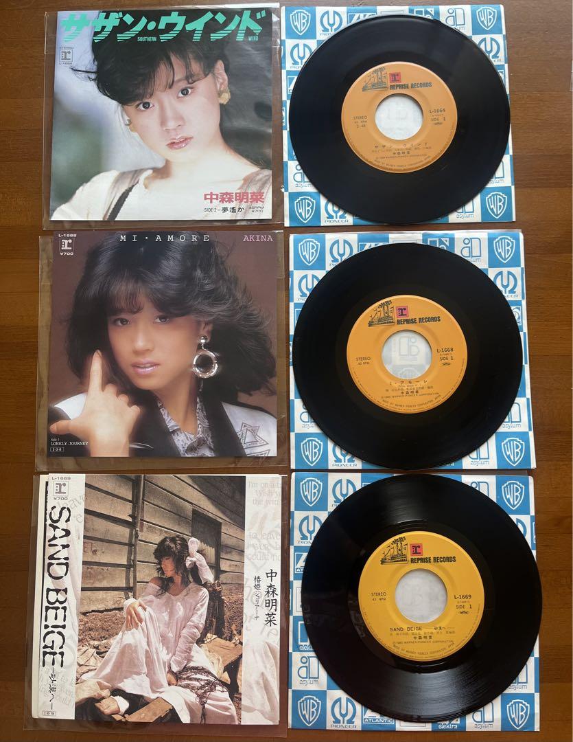 中森明菜シングルレコード21枚セット 中森明菜シングルレコード21枚セット 邦楽
