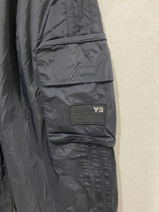 新品品質保証 Y-3 ワイド ロゴ ブラック 0OPoN-m94063453582 ナイロンカーゴパンツ 未使用 サイズM お得超激得