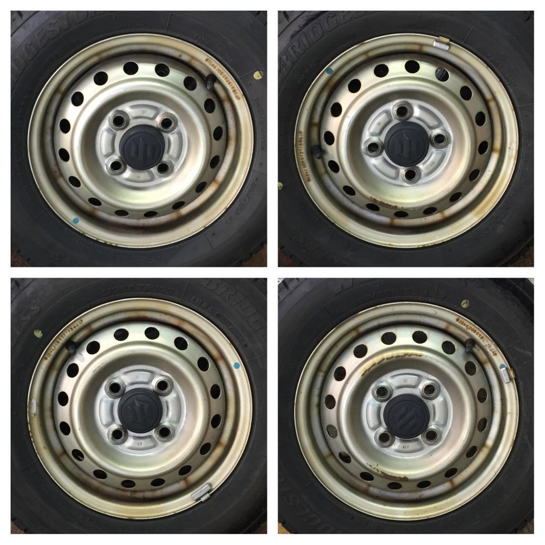 16 BRIDGESTONE 145 80R12 LT スタッドレスやや傷や汚れあり HOMU-JOURNEY_COM