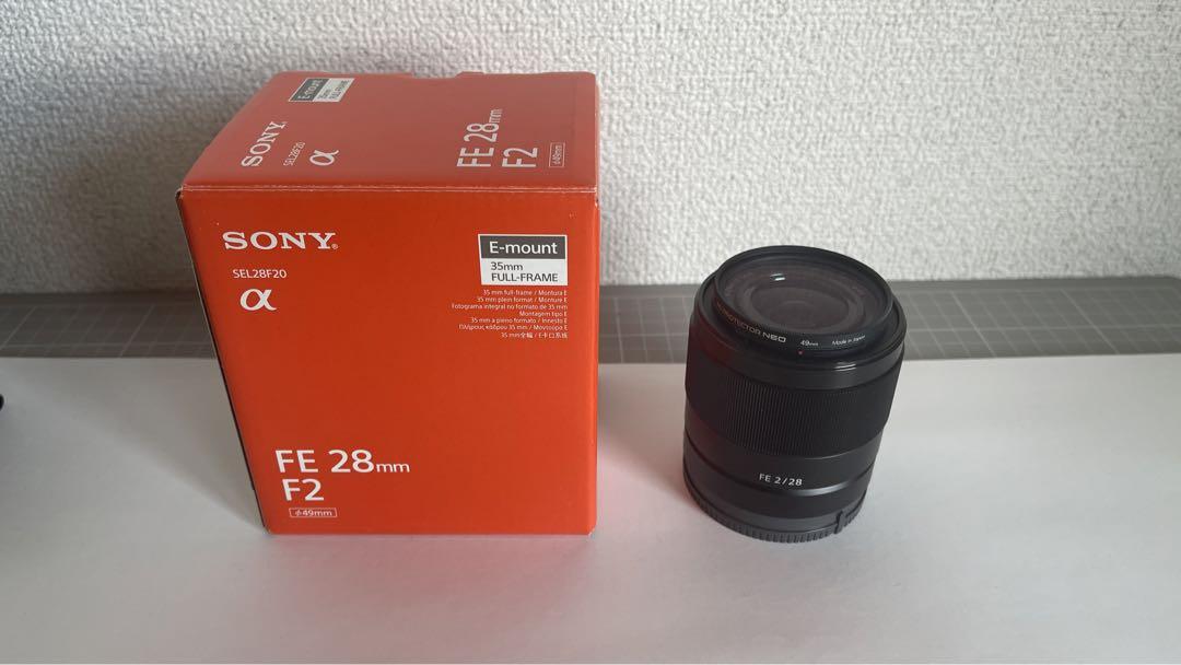 Sony FE28F2単焦点レンズ フルサイズ【美品】FE28mm F2