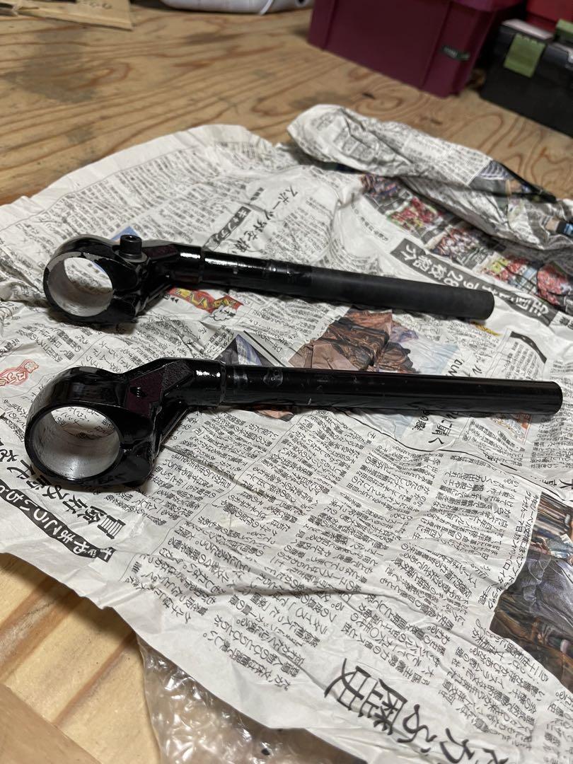 CBX400F、550F 純正 タイプ ハンドル 黒