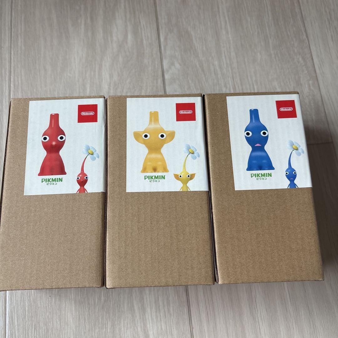 ピクミン　pikmin Nintendo 一輪挿し　赤　黄　青　新品未使用