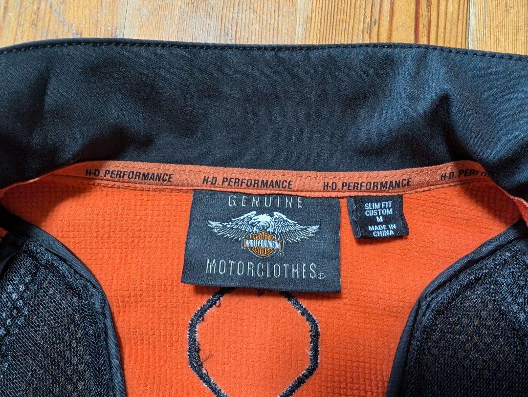 Harley-Davidson メッシュジャケット 黒 オレンジ