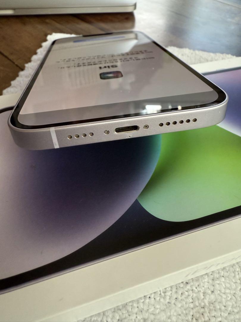 Apple iPhone 14 plusパープル 本体　128GB