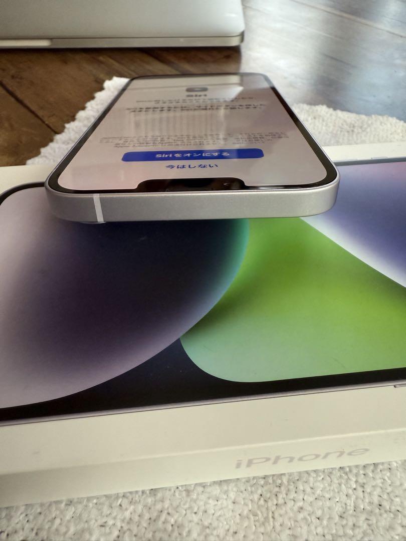 Apple iPhone 14 plusパープル 本体　128GB
