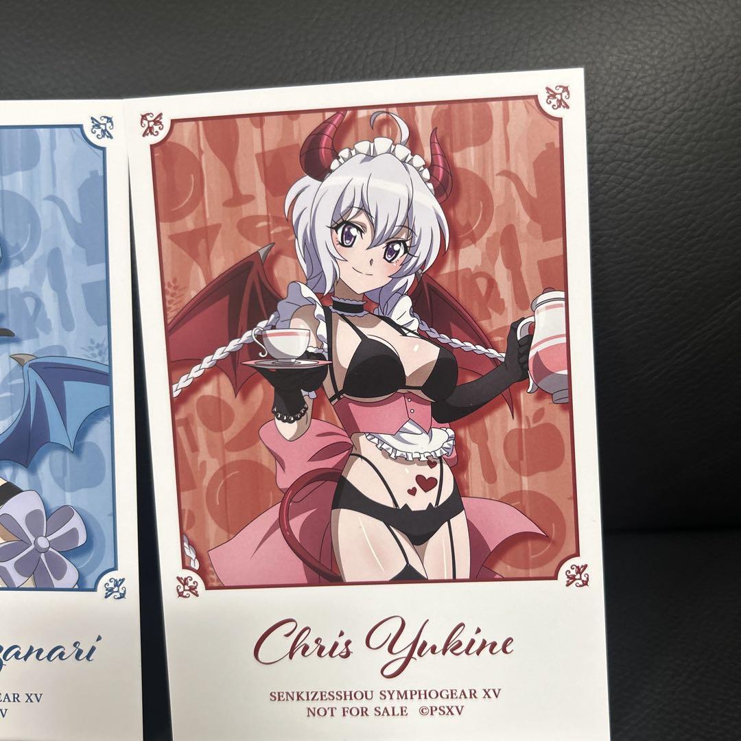 戦姫絶唱シンフォギアXV 小悪魔ウェイトレス 非売品 ポスト