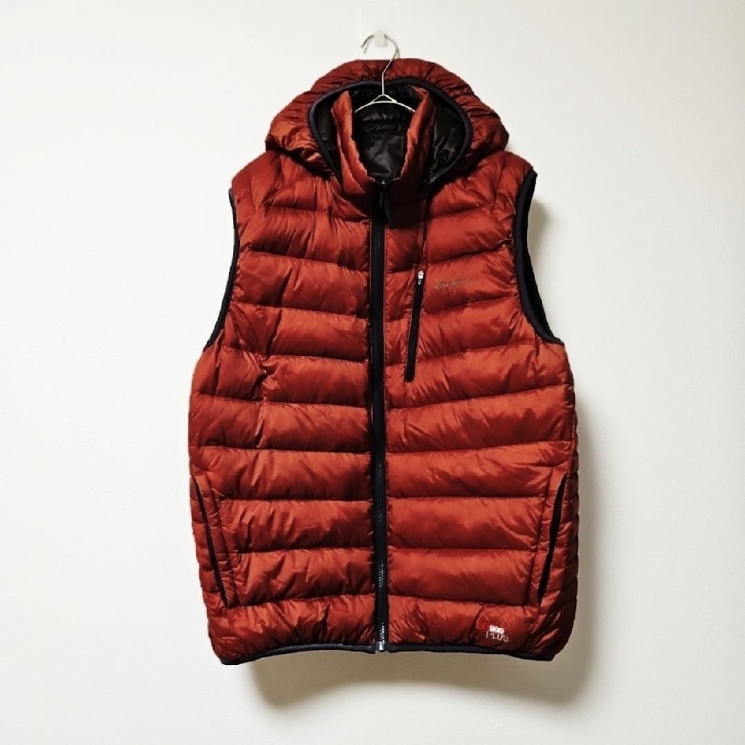 【EDDIE BAUER】エディーバウアー リバーシブルダウンベスト (M)