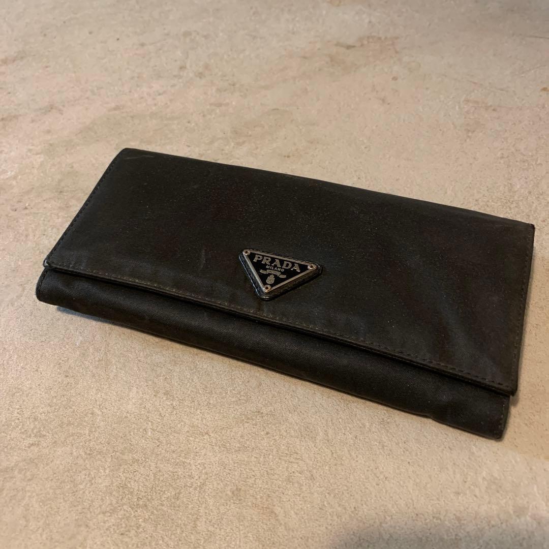 最新発見 プラダ ナイロン長財布 ブラック econet.bi
