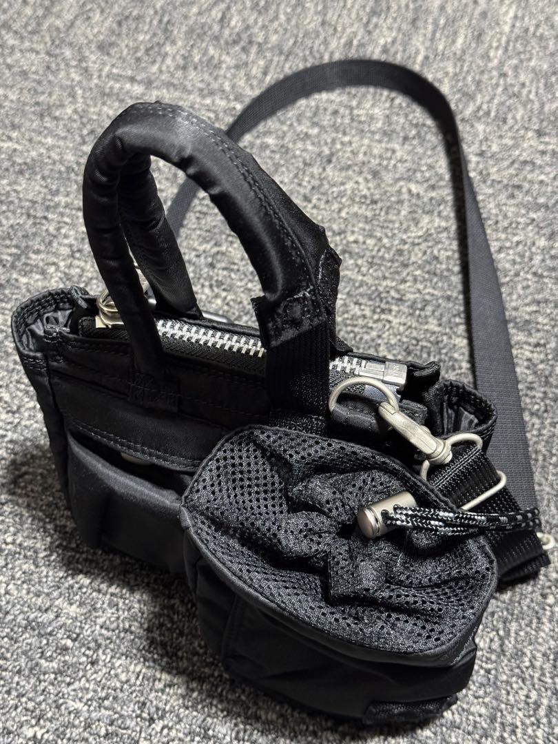 sacai×porter Bottle Pocket Tote Small
