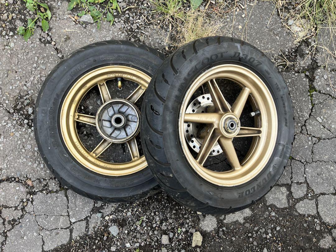 ライブディオ　ZX  ホイール　タイヤオマケ　お買い得