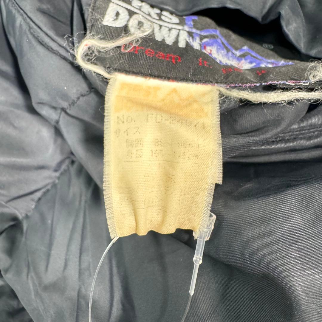 FIRST DOWN リバーシブル ダウンジャケット M ブラック ブラウン FIRST DOWN リバーシブル ダウンジャケット M ブラック ブラウン