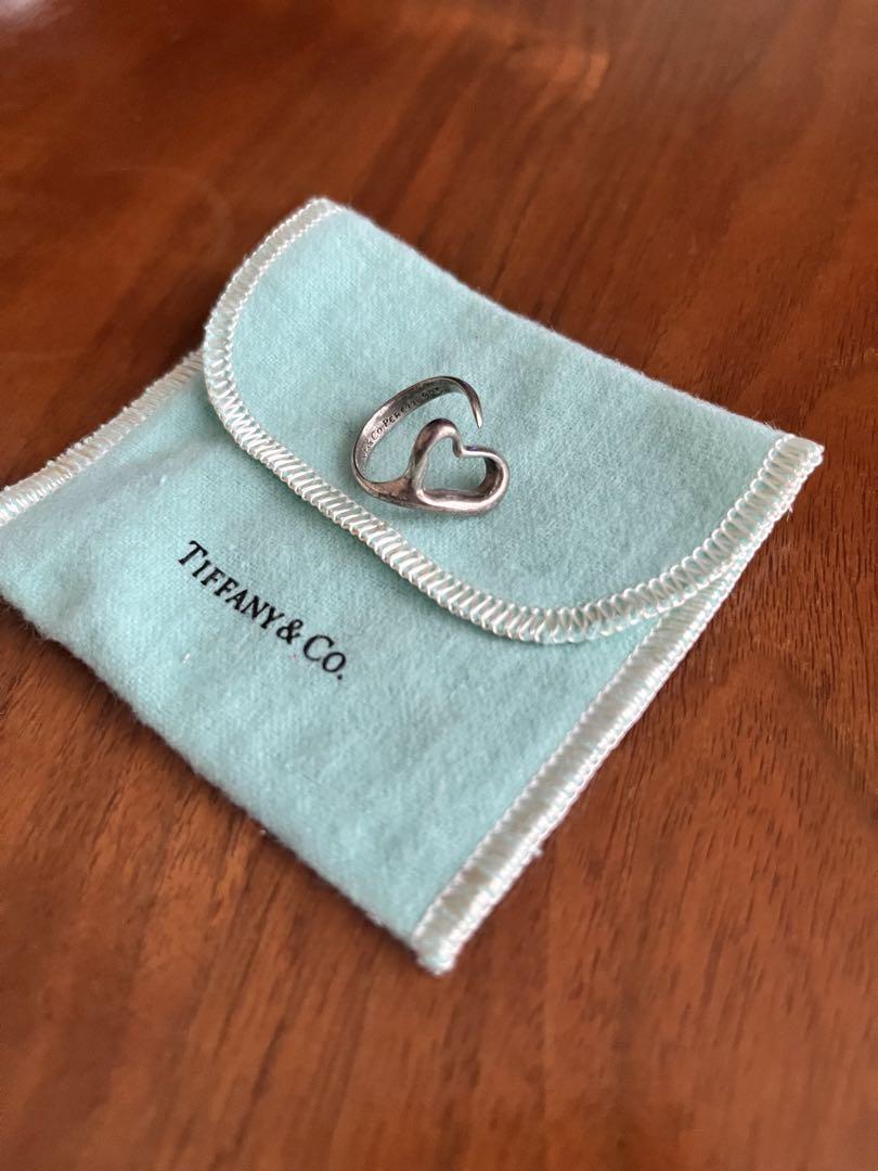 Tiffany オープンハート　リング　黒ずみあり 5,525円
