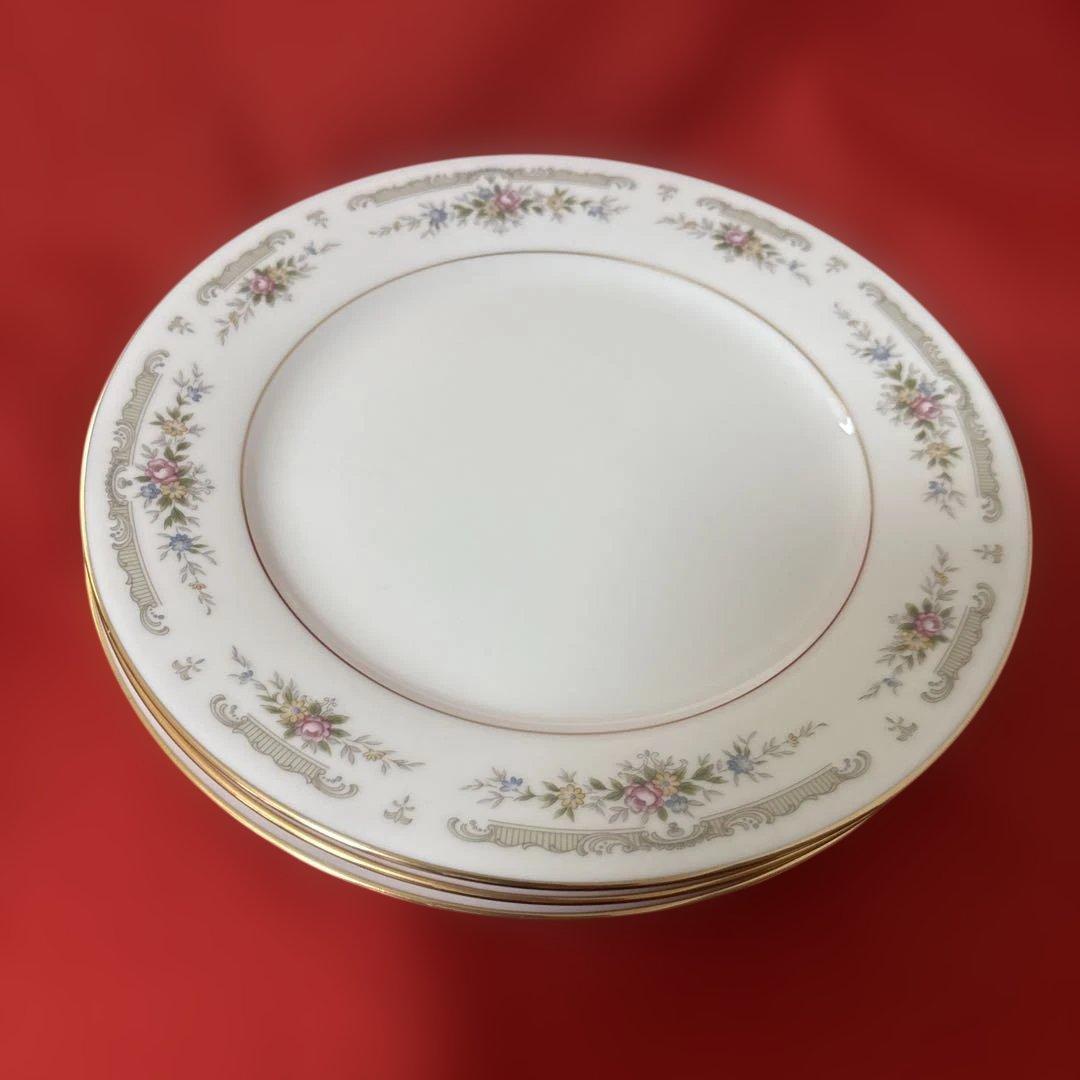 ノリタケ Nitto Ivory RC JAPAN 花柄皿 6枚セット