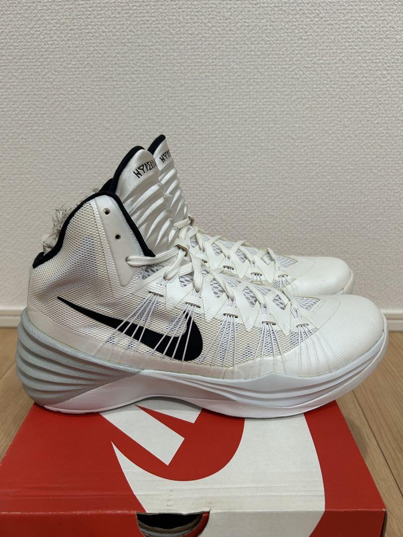 未使用NIKE HYPERDUNK ホワイト/ブラック　611455 - 100