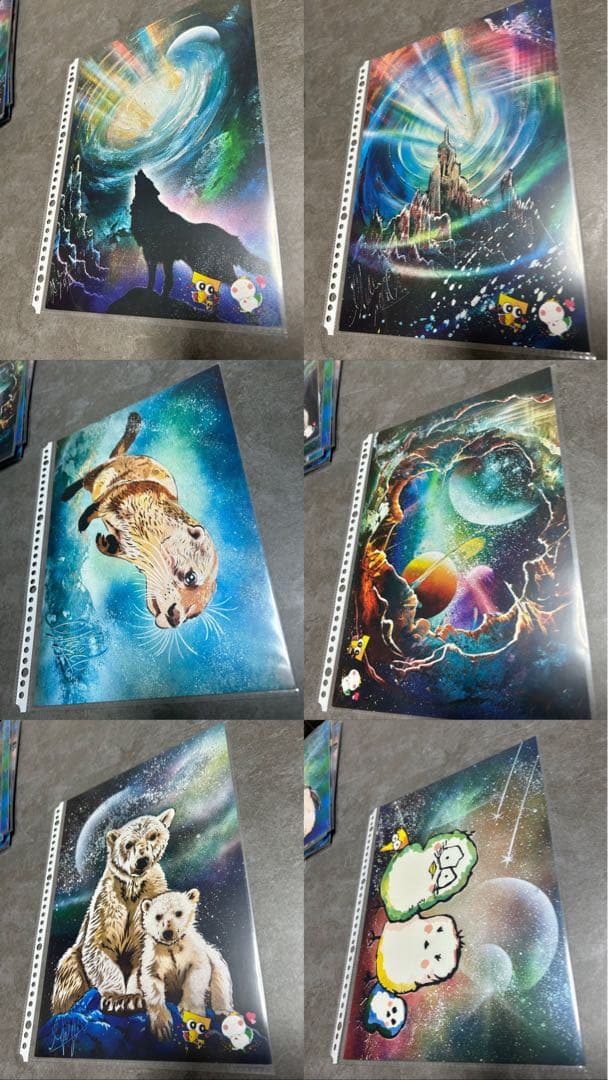 スプレーアート エデン A4複製画 32枚セット スプレーアート エデン A4複製画 32枚セット