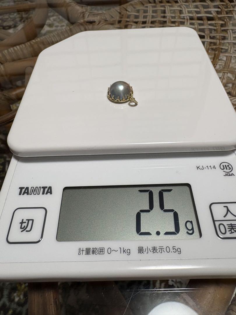 K18YG マベパールペンダントトップ