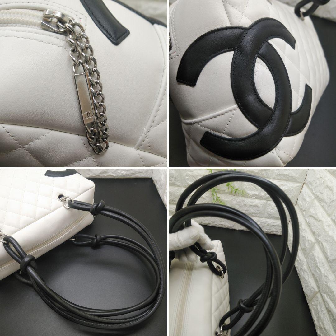 お得大特価 ⭐美品 正規品⭐CHANEL カンボンライン ココマーク ボーリングバック AJ3Uz-m94097792535 格安品質保証