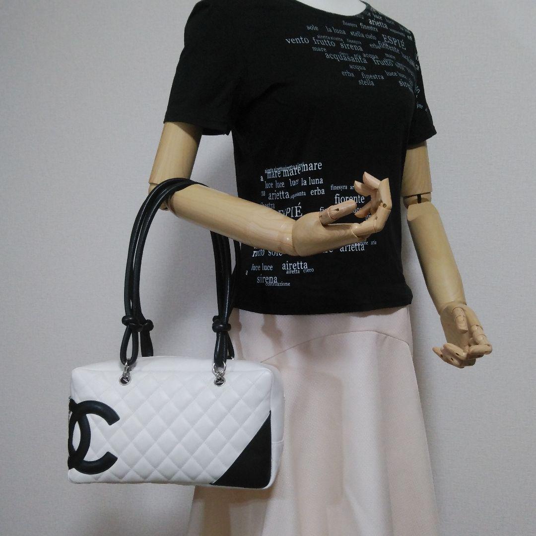 お得大特価 ⭐美品 正規品⭐CHANEL カンボンライン ココマーク ボーリングバック AJ3Uz-m94097792535 格安品質保証