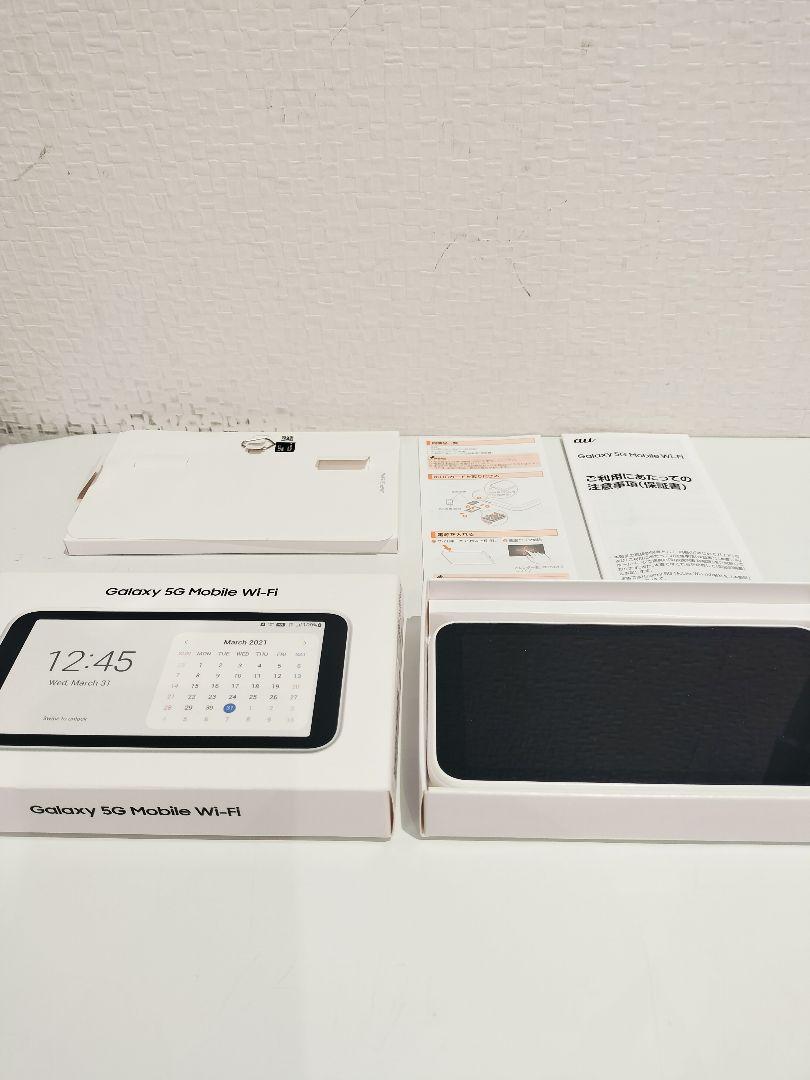 Galaxy 5G Mobile WiFi ホワイト SCR01