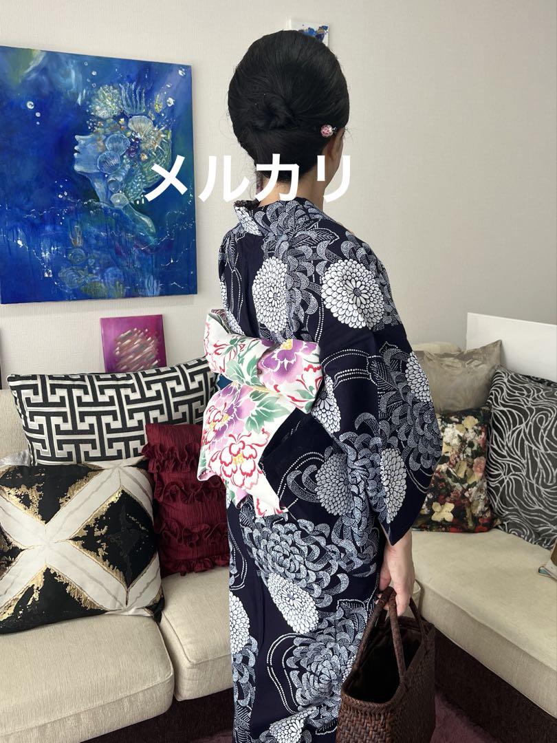 半幅帯 綿です