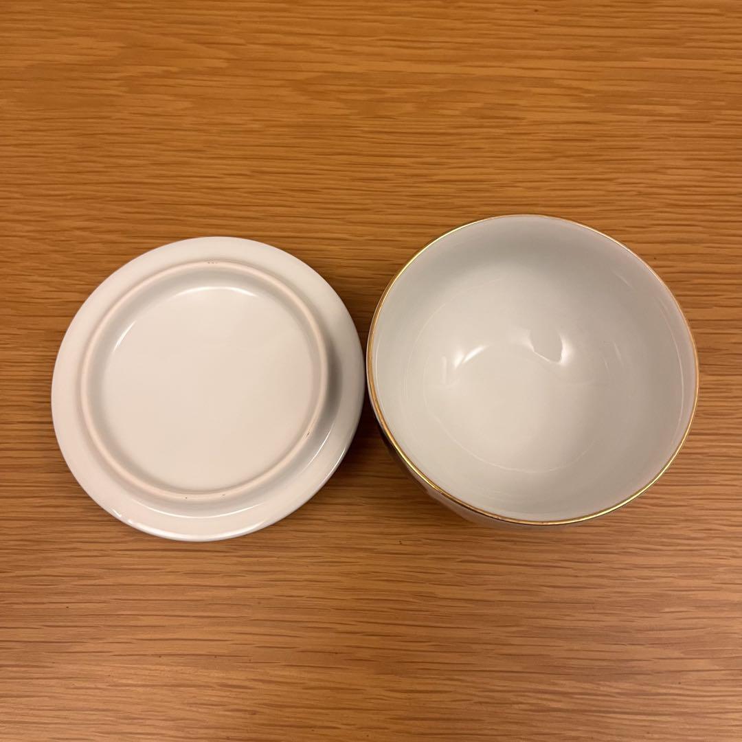 九谷焼　清峰造　蓋付煎茶椀　5客