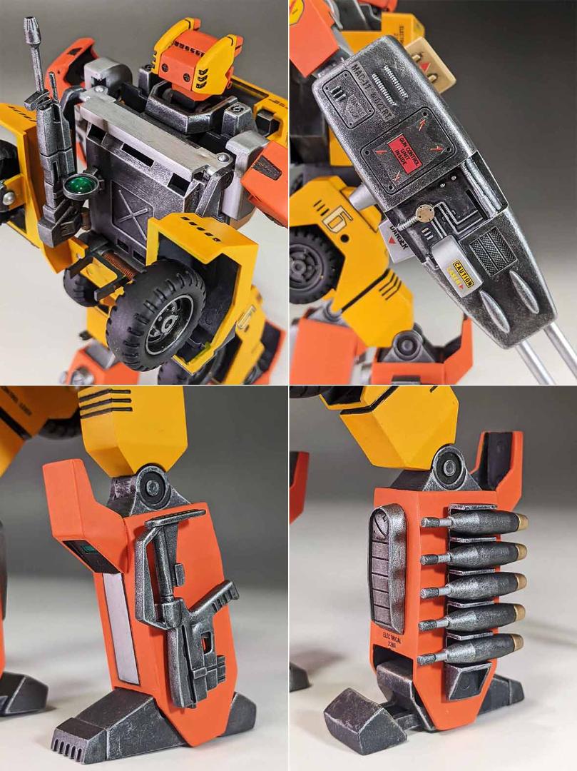 プラモデル　ドルバック　1/48 可変ムゲン・キャリバー　組立塗装済