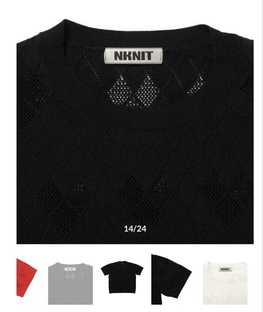 NKNIT ンニット mesh♡ KNIT T-shirt 1 - メルカリ