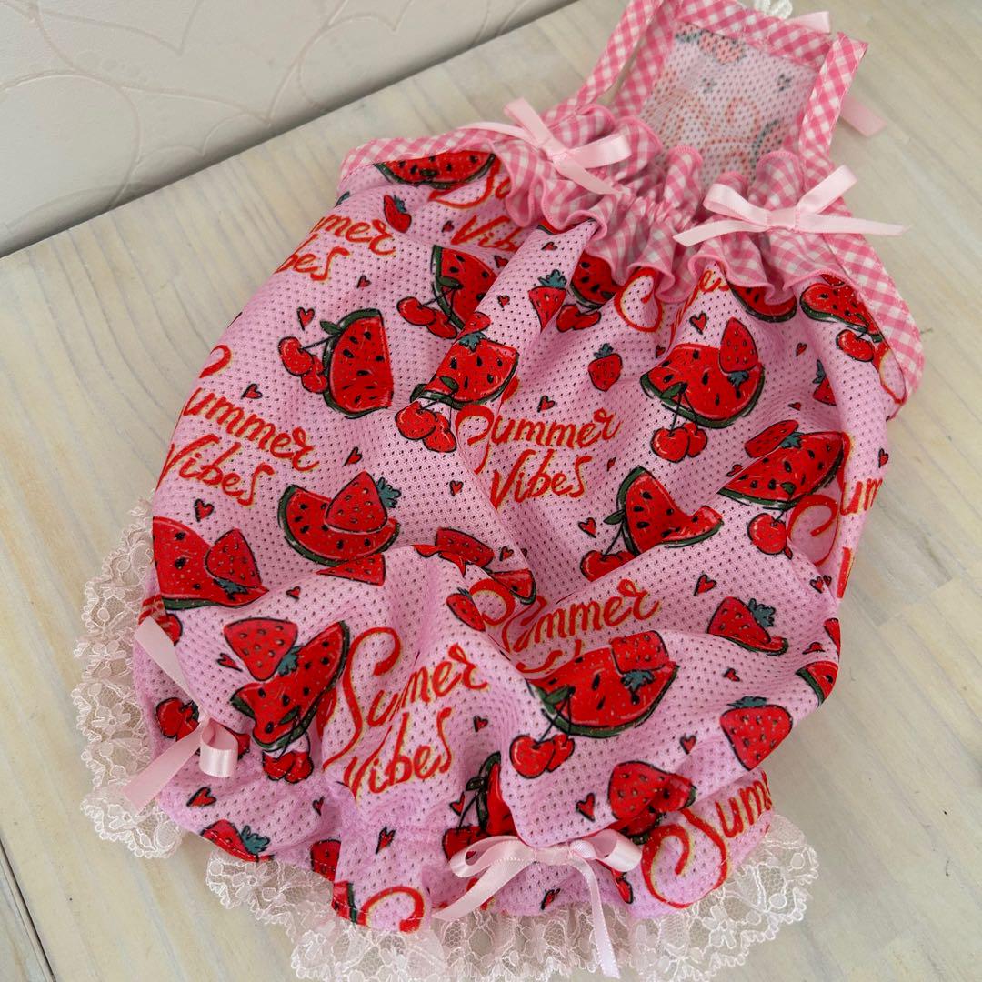 ハンドメイド 犬服ワンピース 品